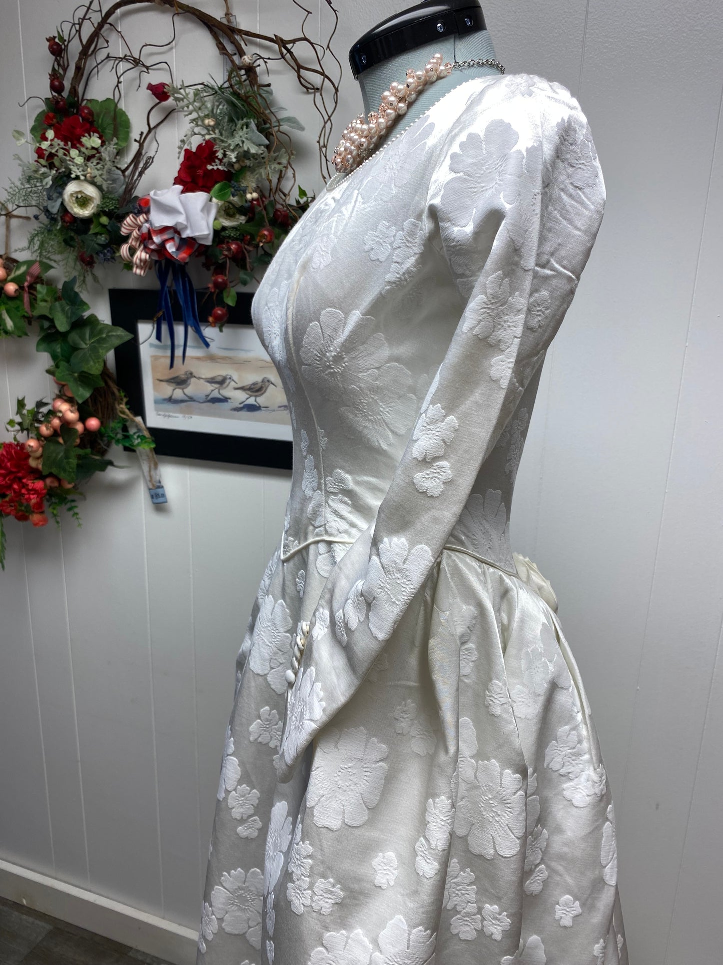 Adeline a vintage 1950s or 1960s wedding dress